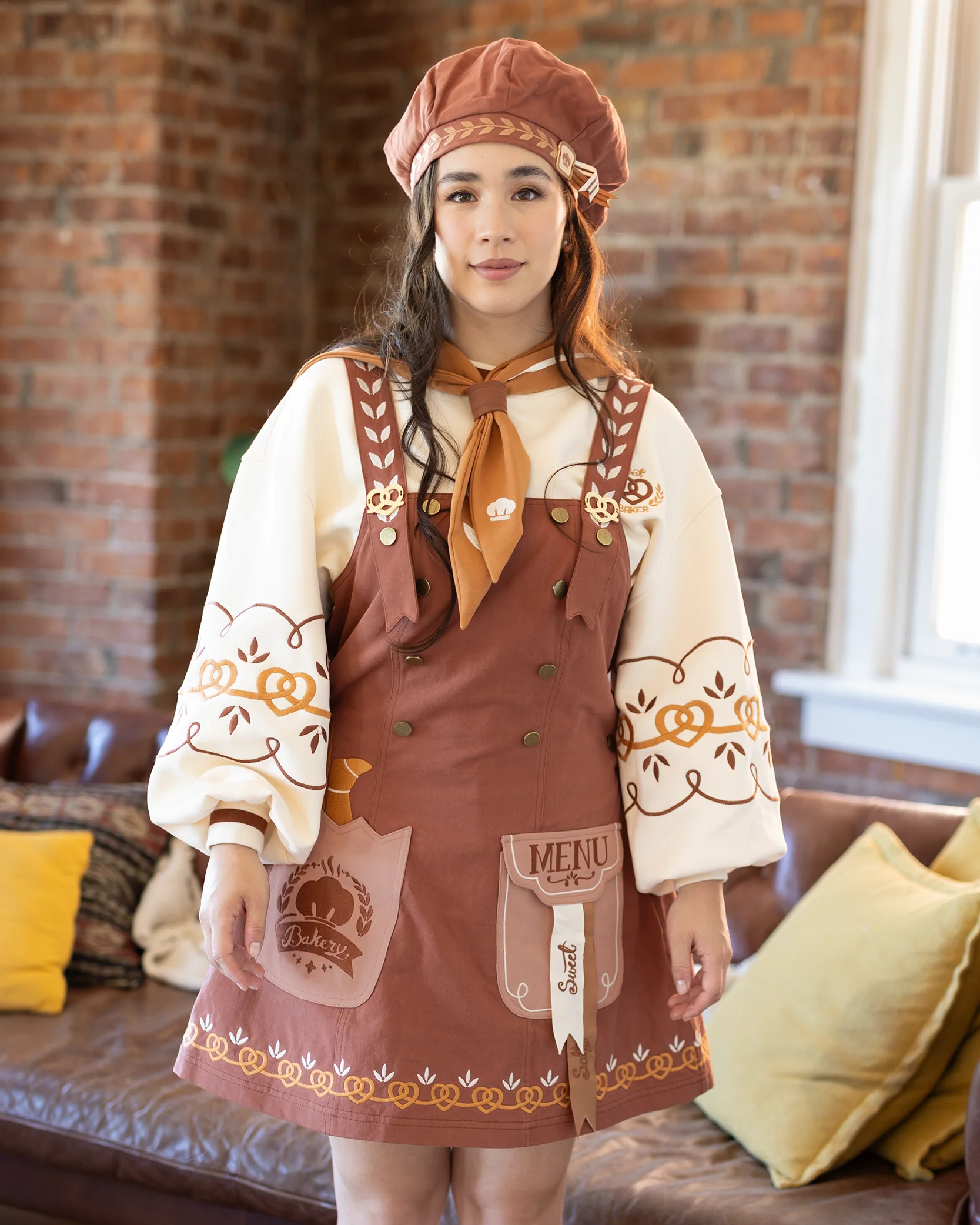 Baker's Overalls Dress (100% Cotton) - Image 4