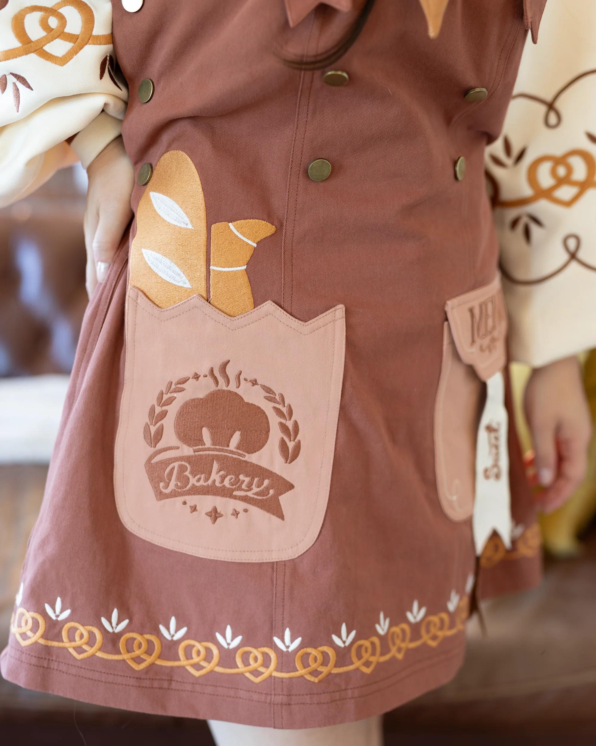 Baker's Overalls Dress (100% Cotton) - Image 6