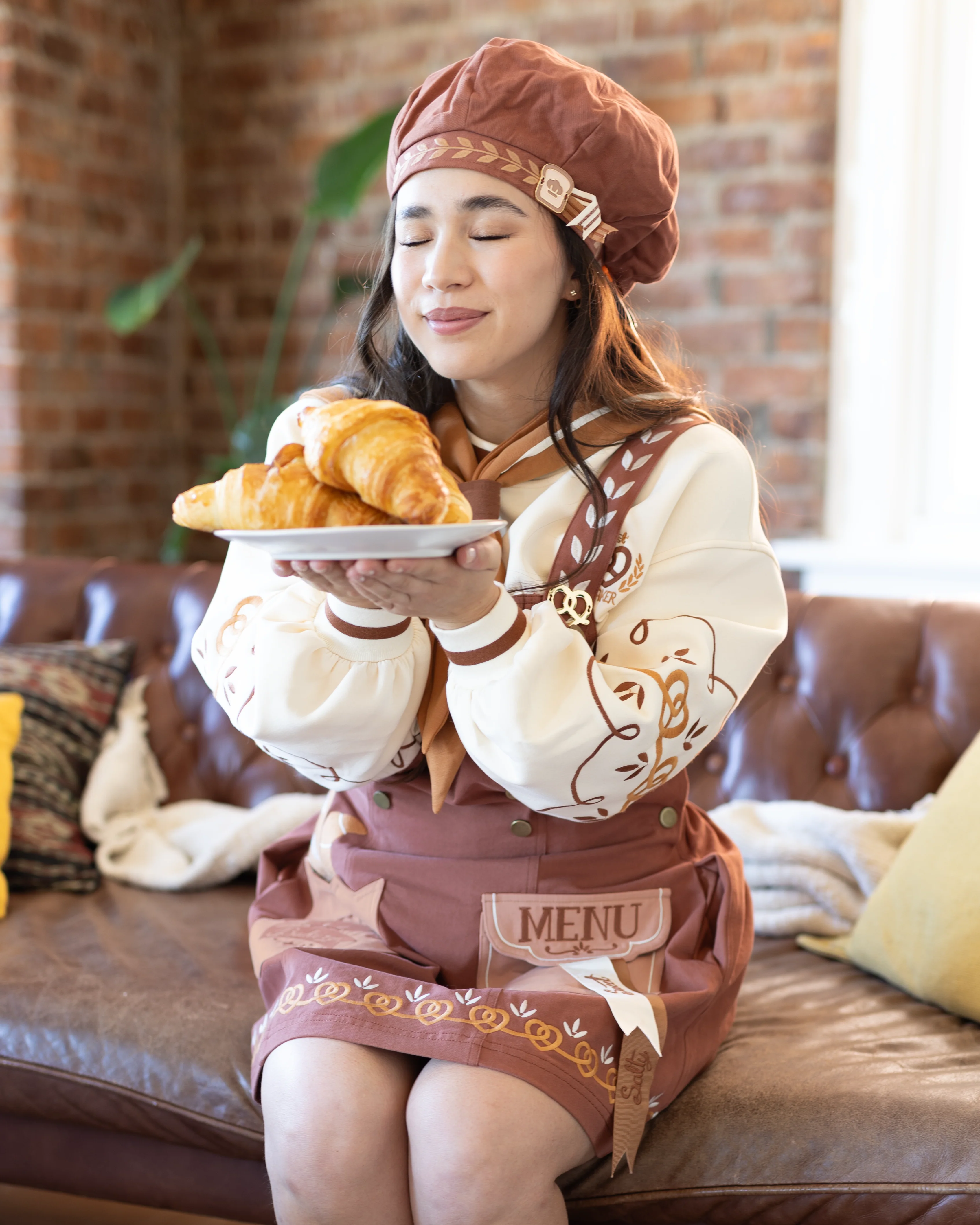 Baker's Overalls Dress (100% Cotton) - Image 8