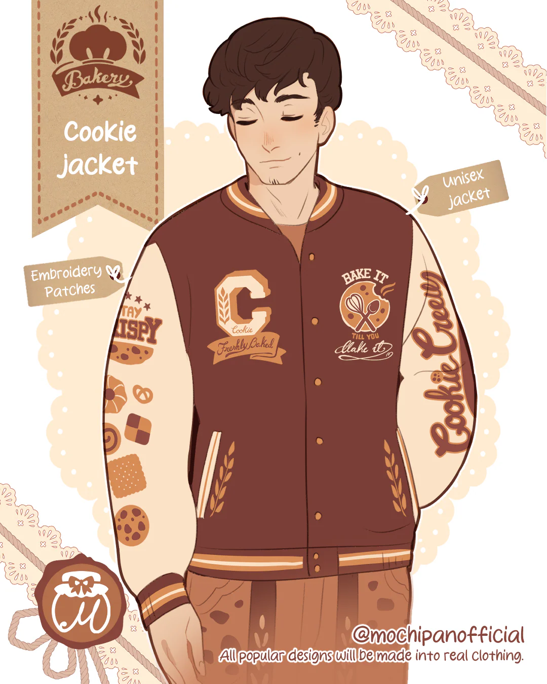 Cookie Varsity Jacket - Image 8