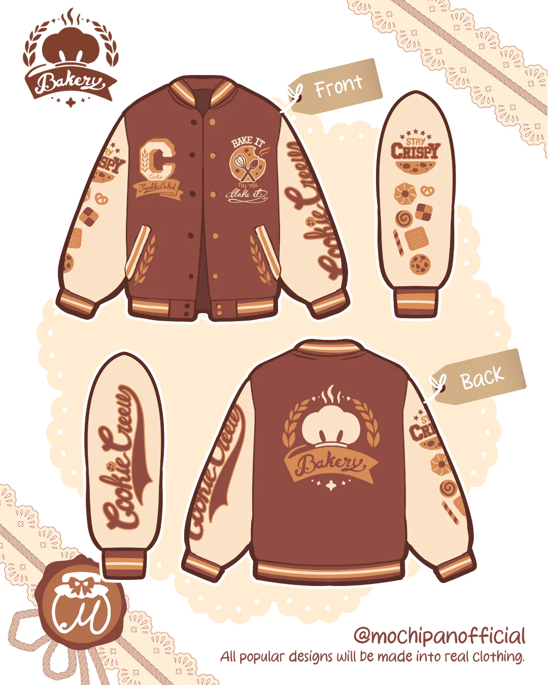 Cookie Varsity Jacket - Image 9