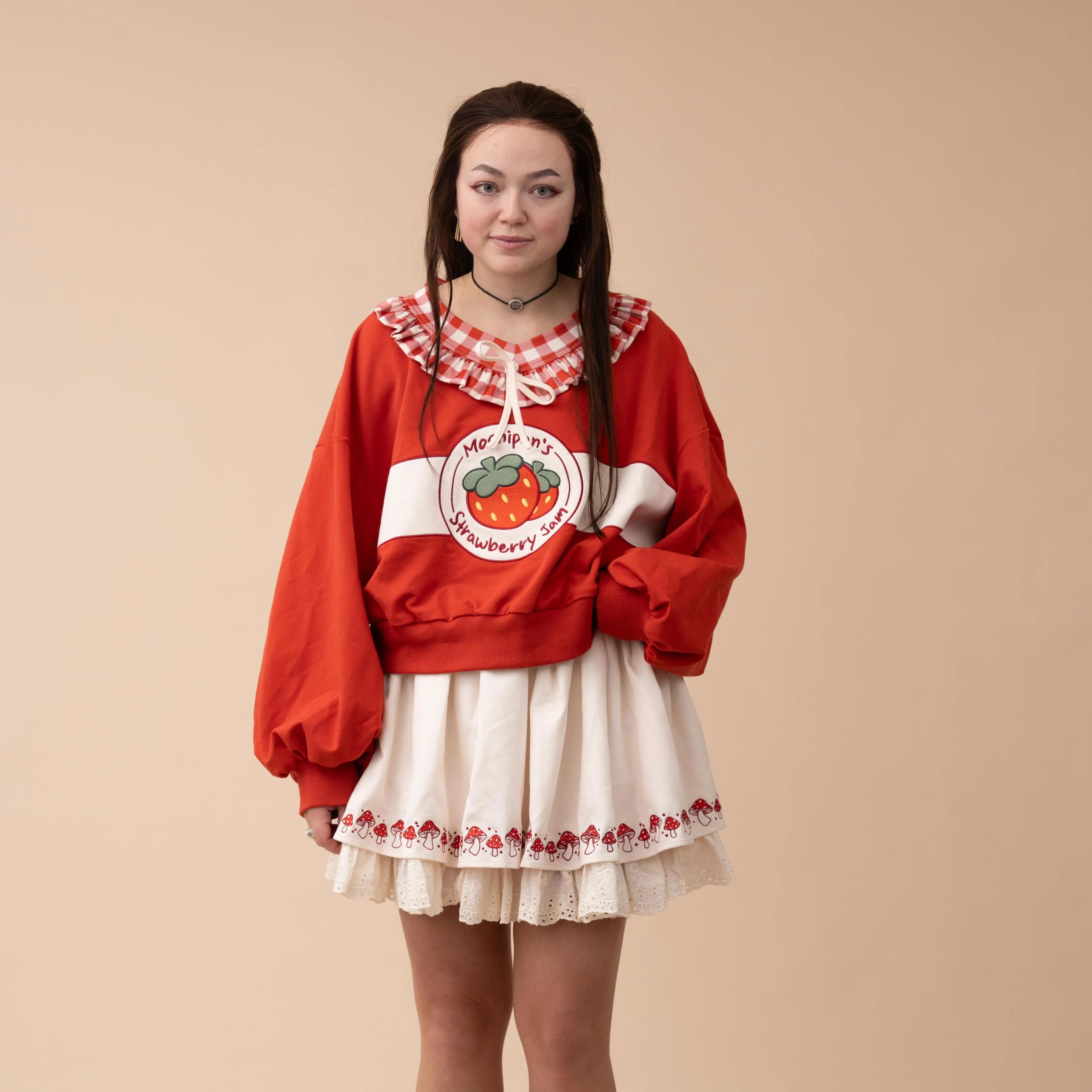 Cropped Strawberry Jam Sweater - Image 11