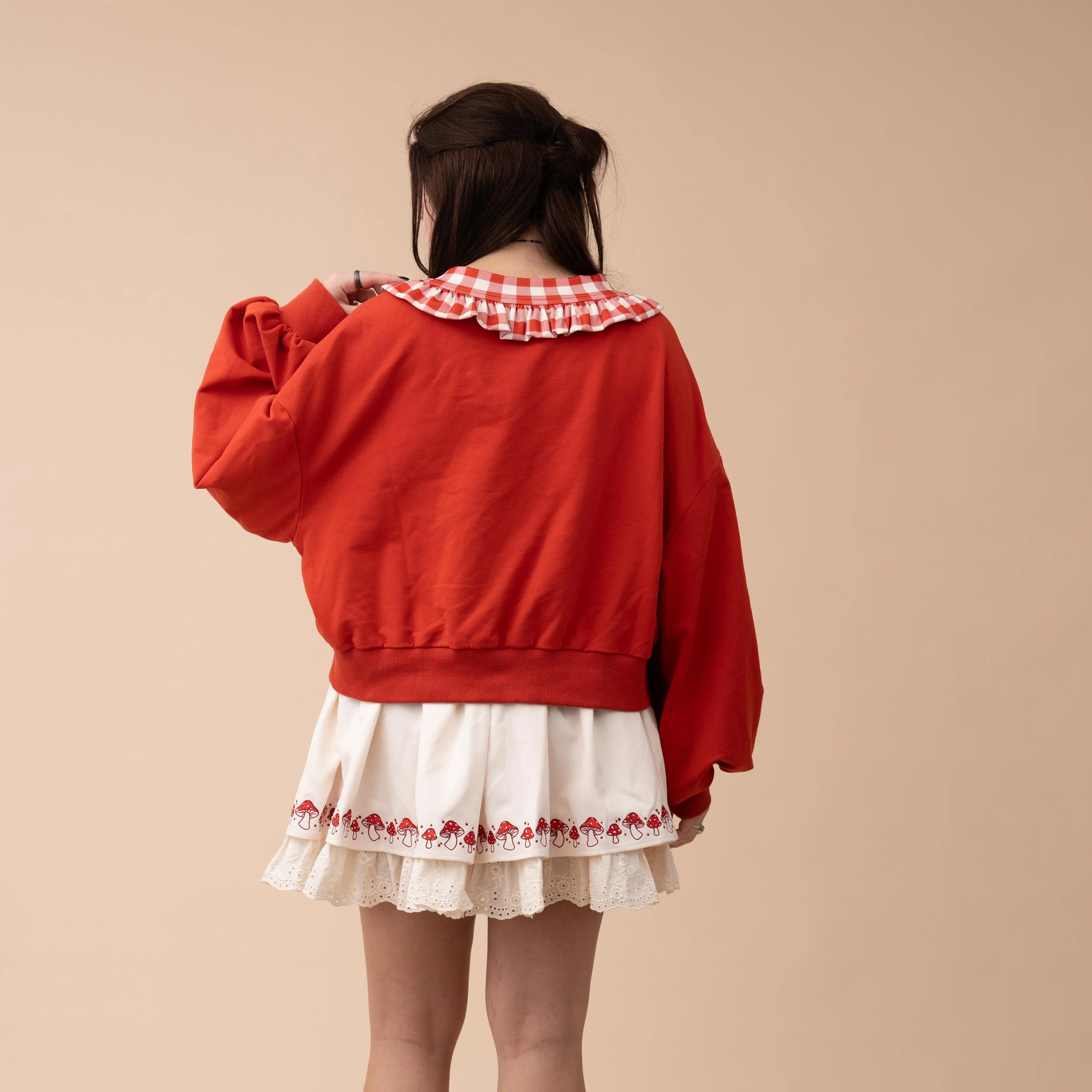 Cropped Strawberry Jam Sweater - Image 7