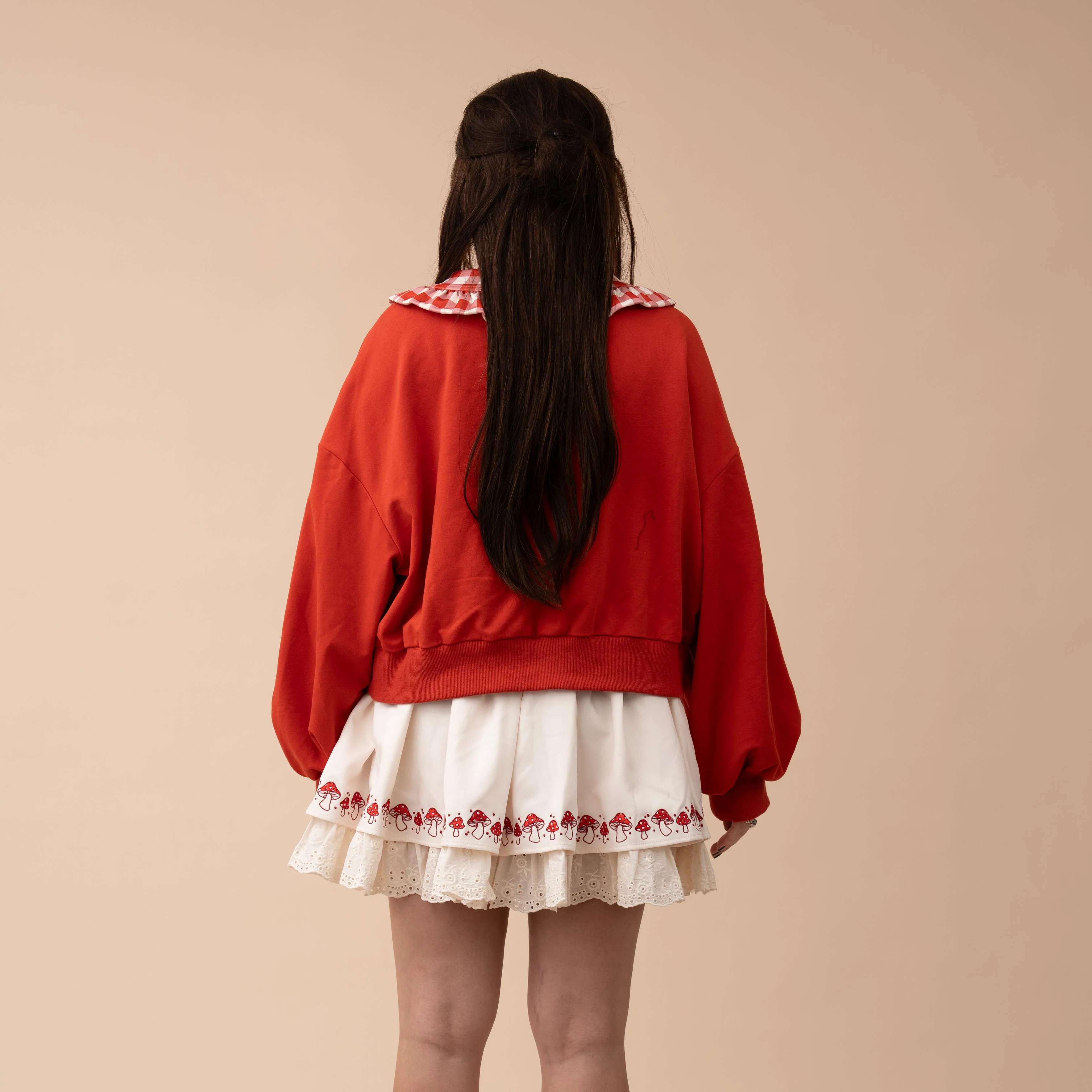 Cropped Strawberry Jam Sweater - Image 8
