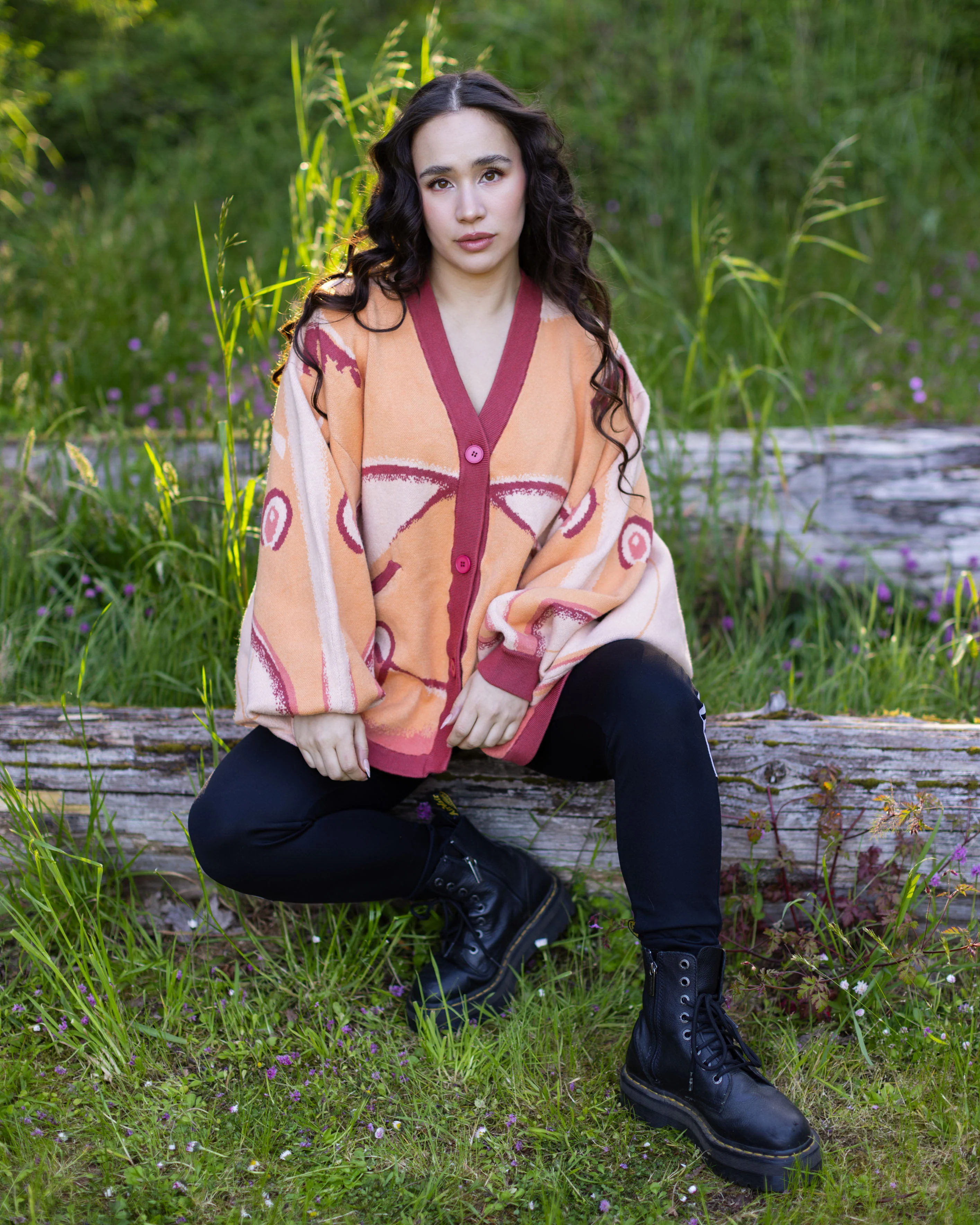 Emperor Gum Moth Cardigan - Image 4