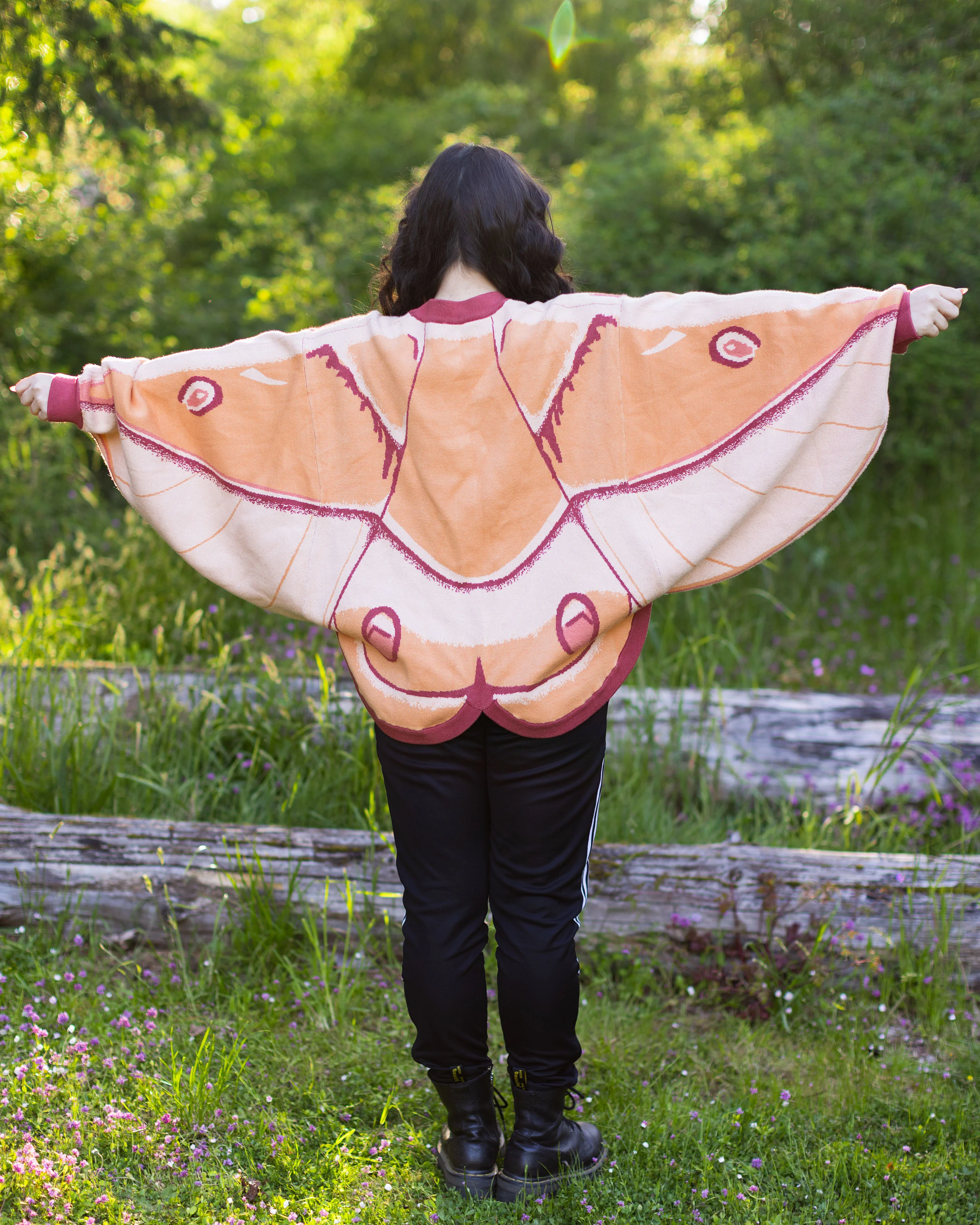 Emperor Gum Moth Cardigan - Image 5