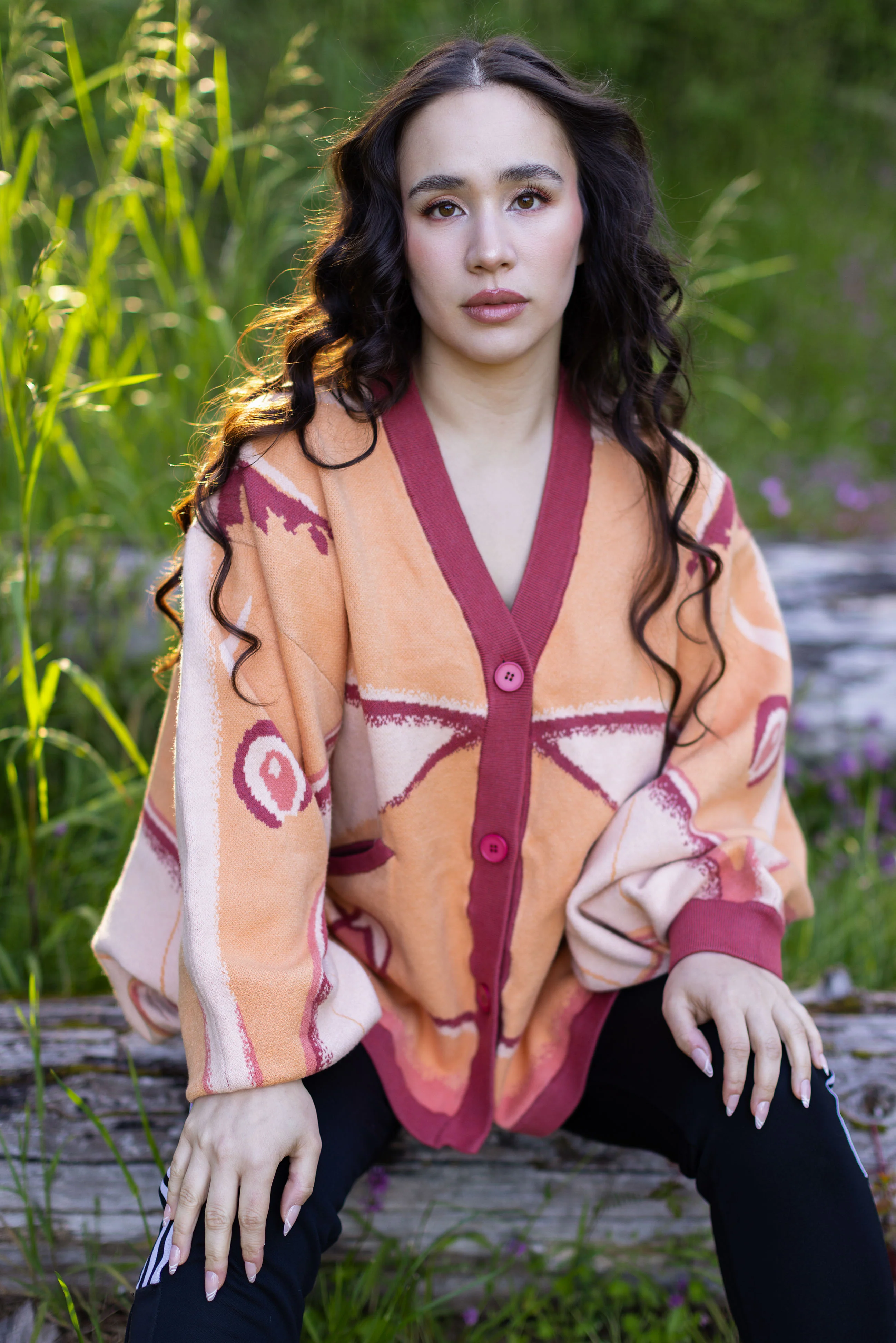 Emperor Gum Moth Cardigan - Image 7