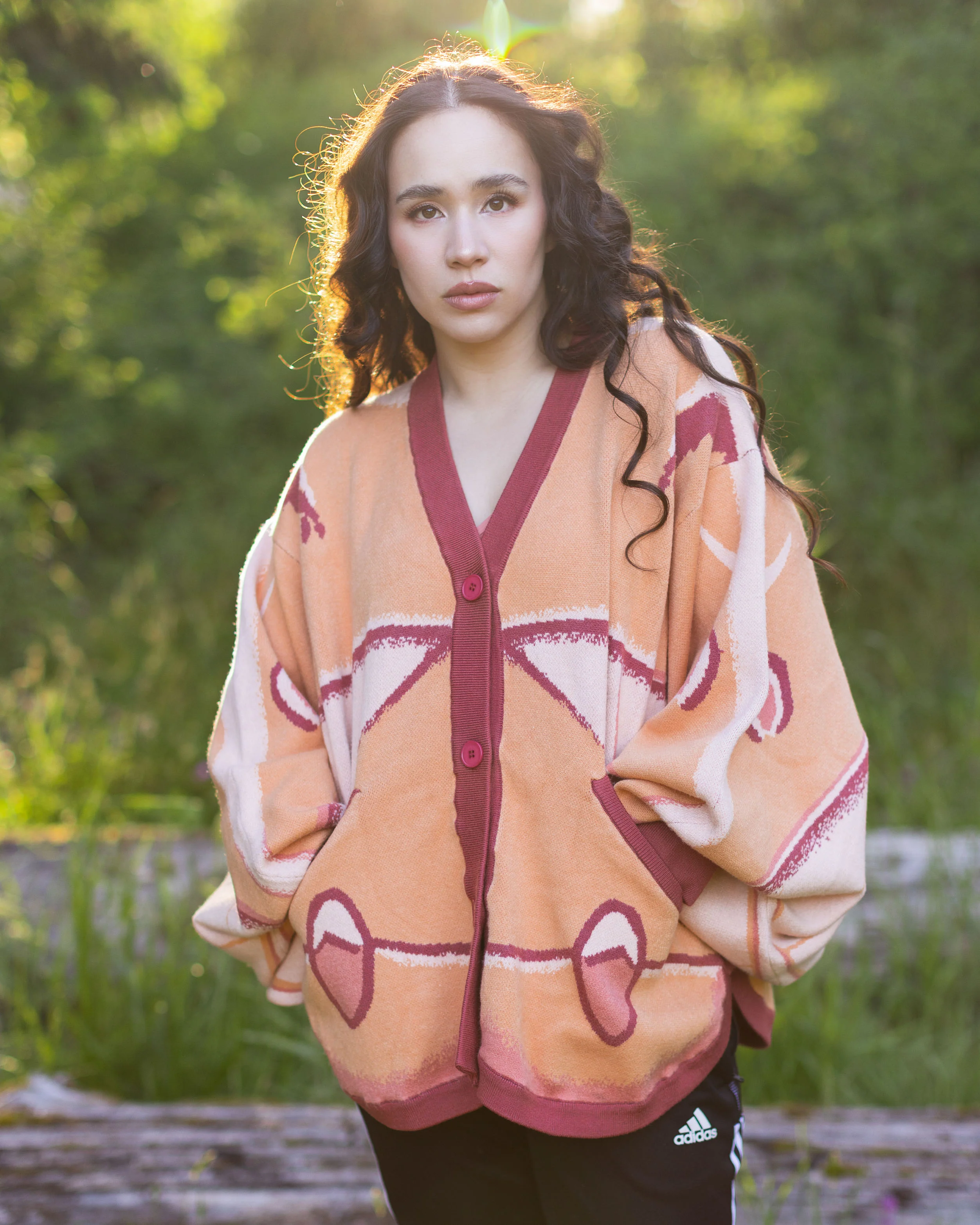 Emperor Gum Moth Cardigan - Image 8
