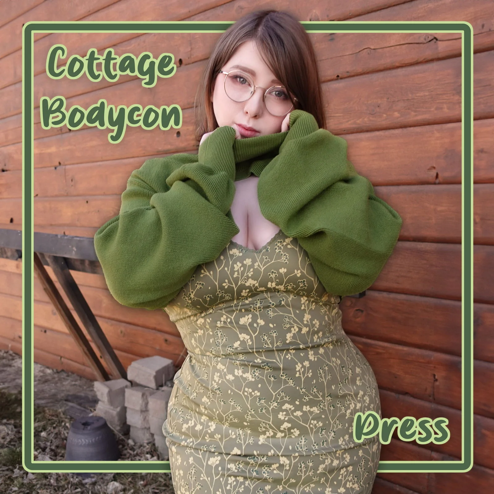 Cottage Bodycon (Green) - Image 10