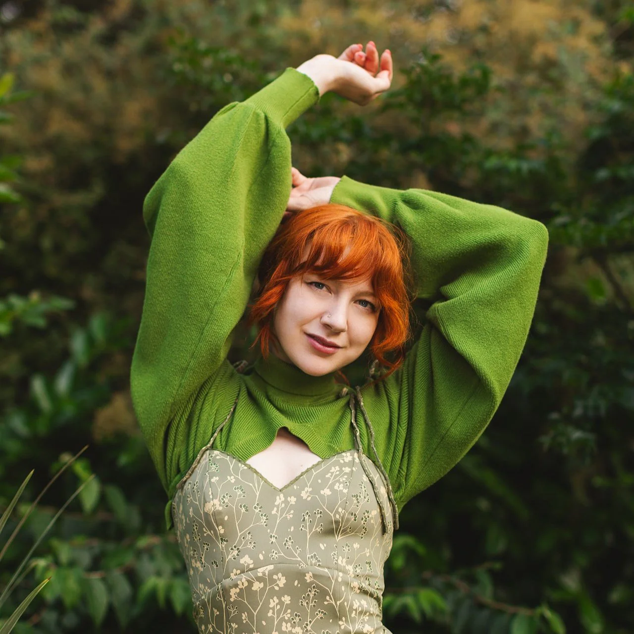 Green "Shirtless Sleeves" Shrug - Image 3