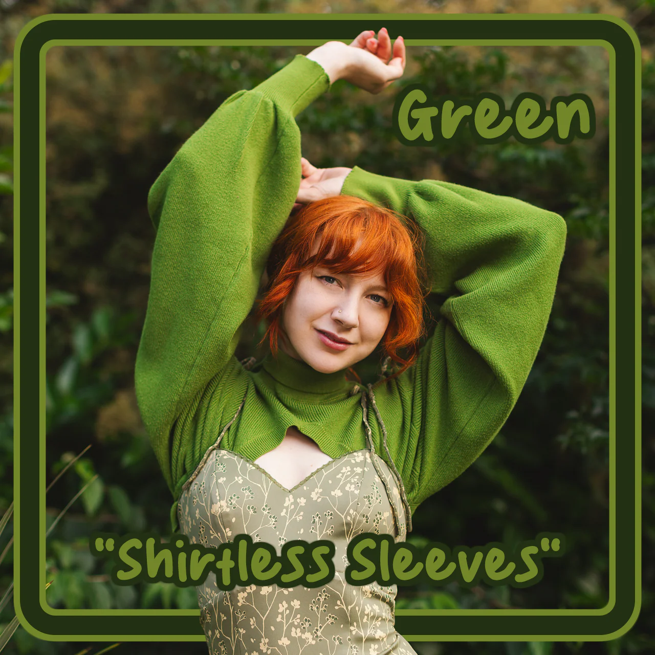 Green "Shirtless Sleeves" Shrug - Image 6