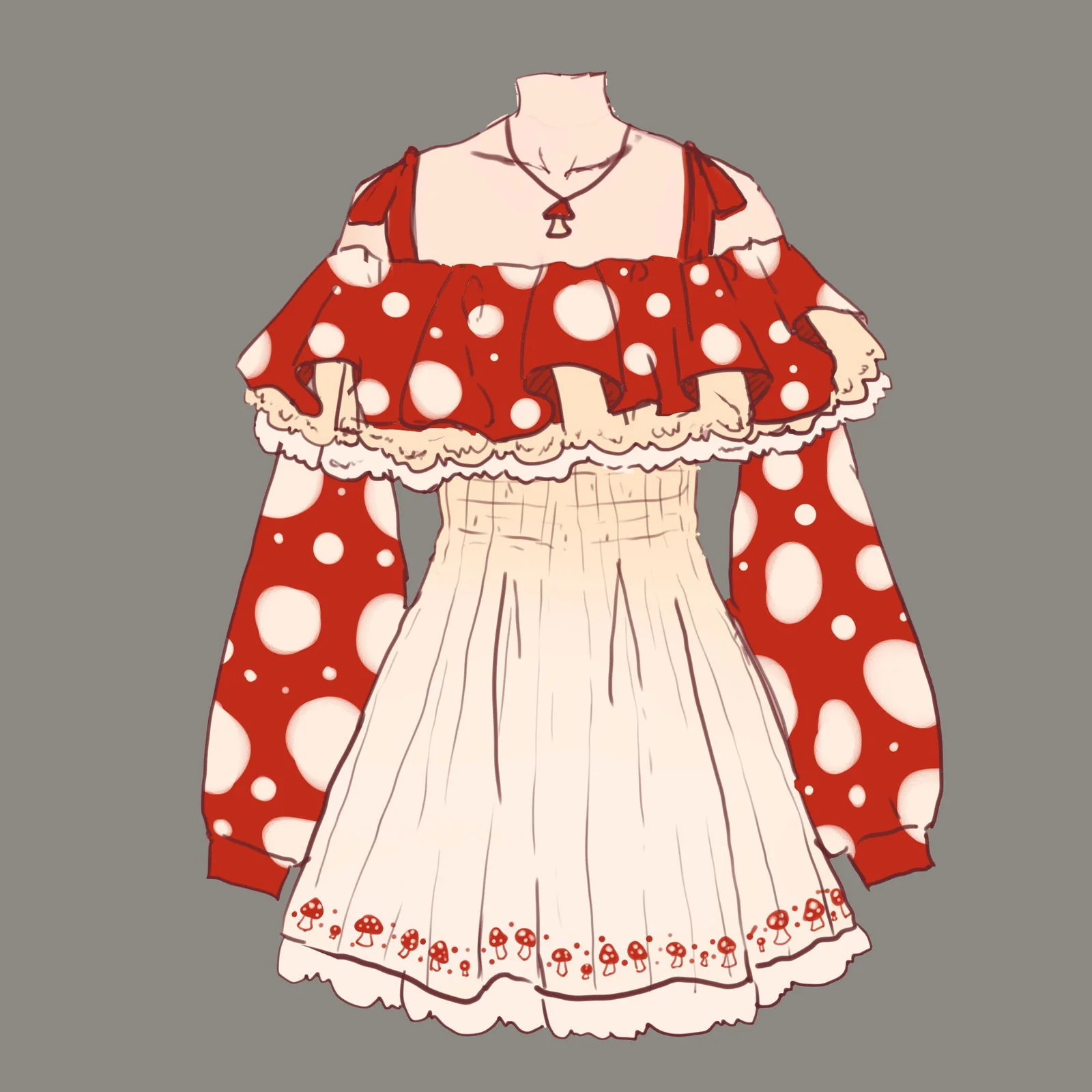 Mushroom Dress (Amanita) - Image 20