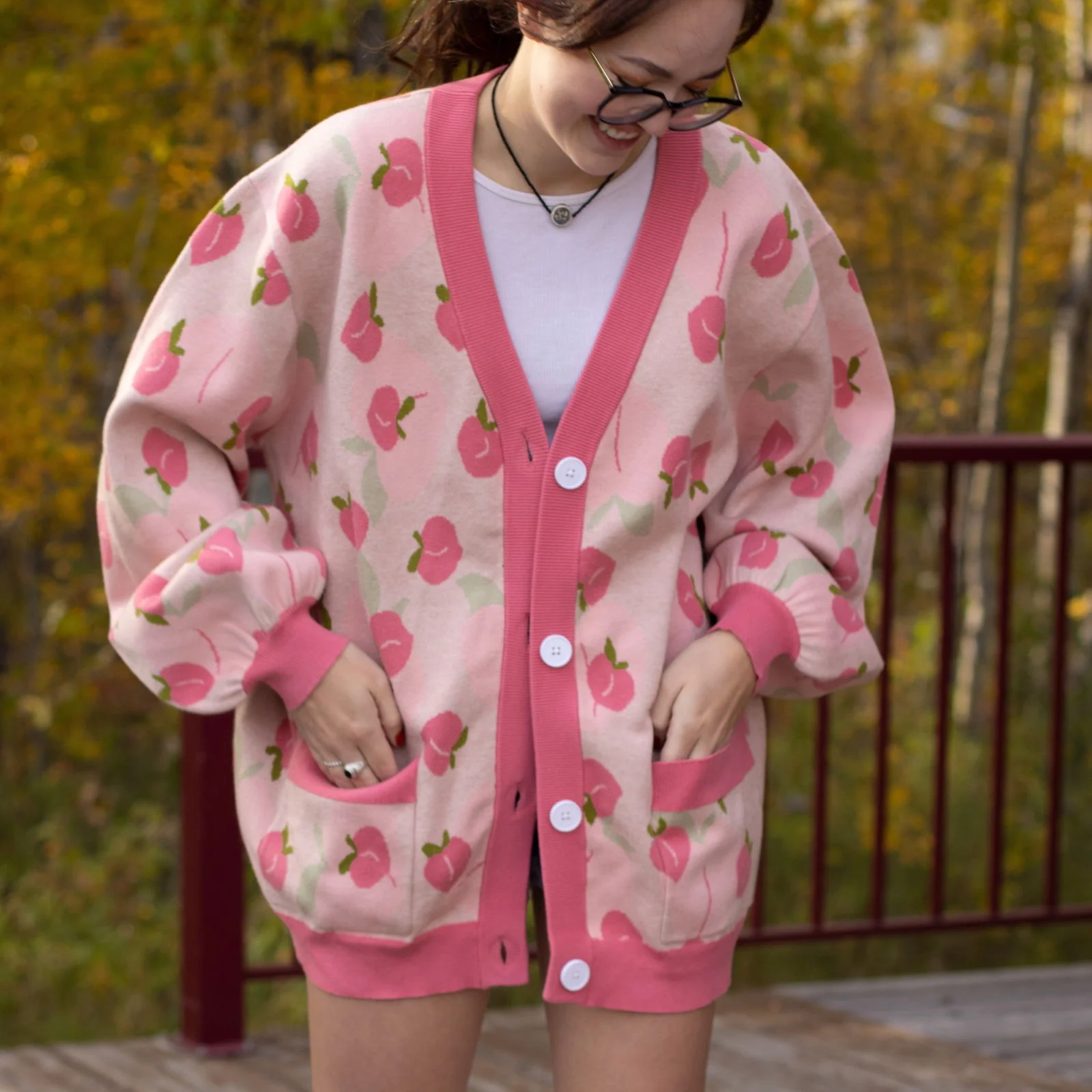 Peach Cardigan - Image 11