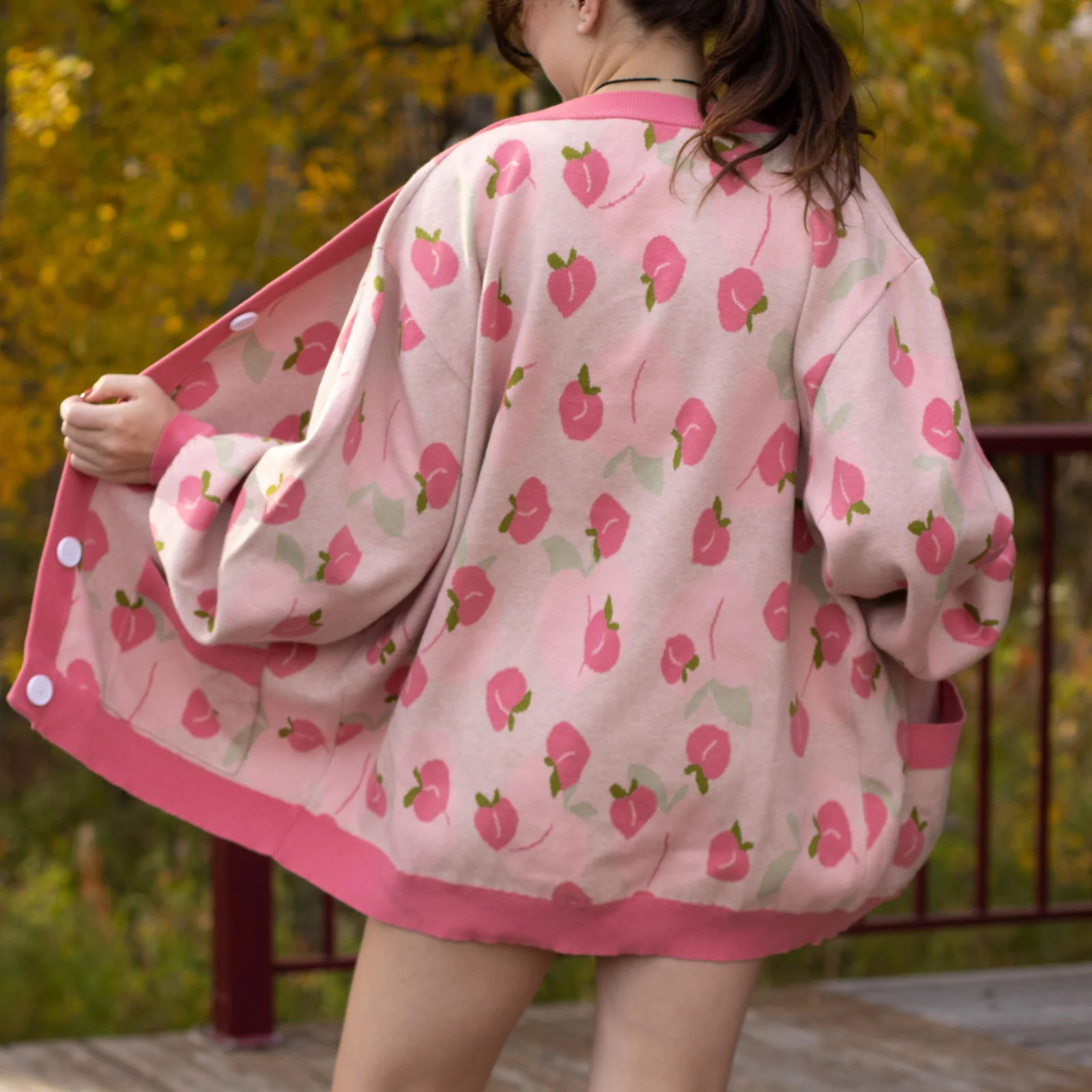 Peach Cardigan - Image 9