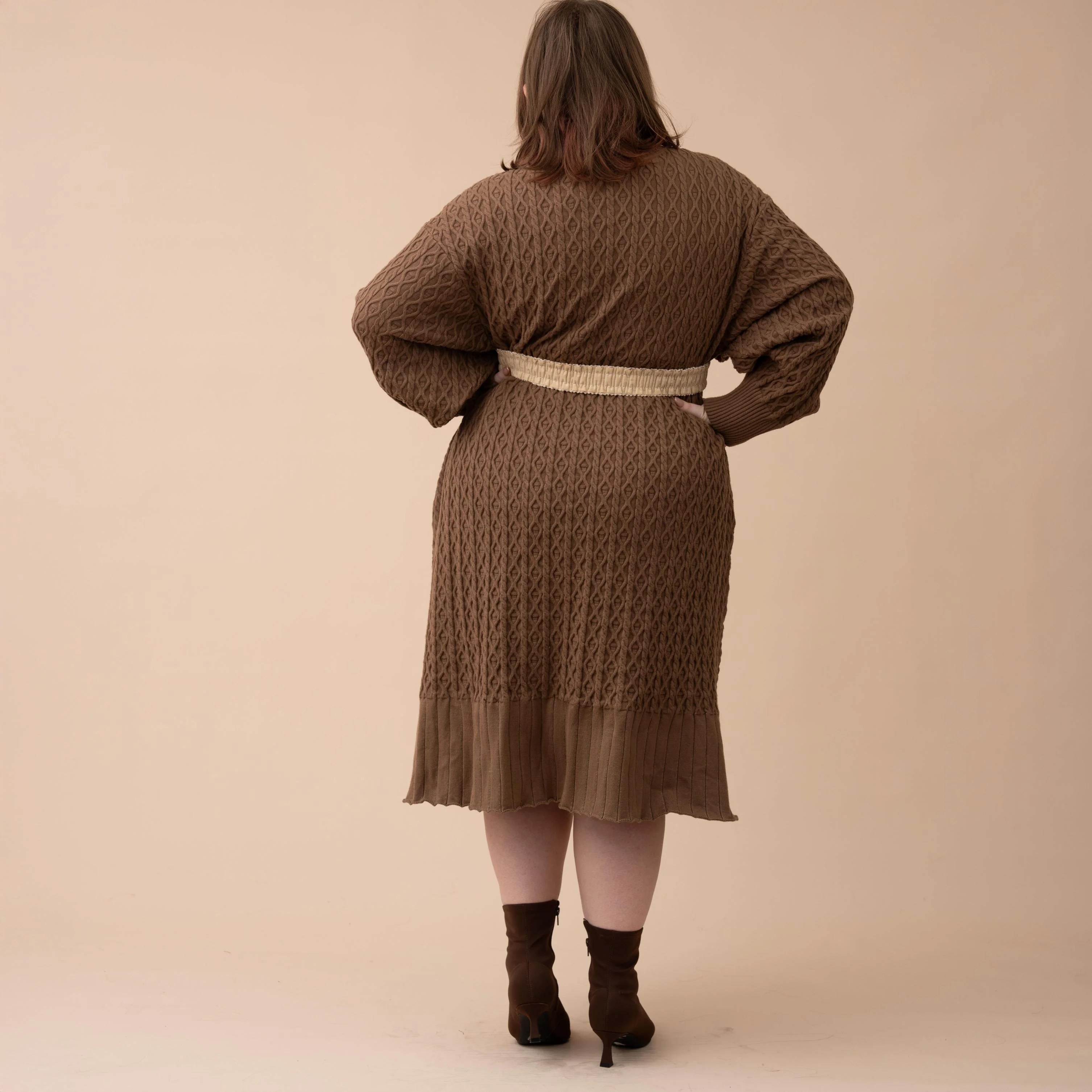 Oversized Knit Sweater Dress - Image 13