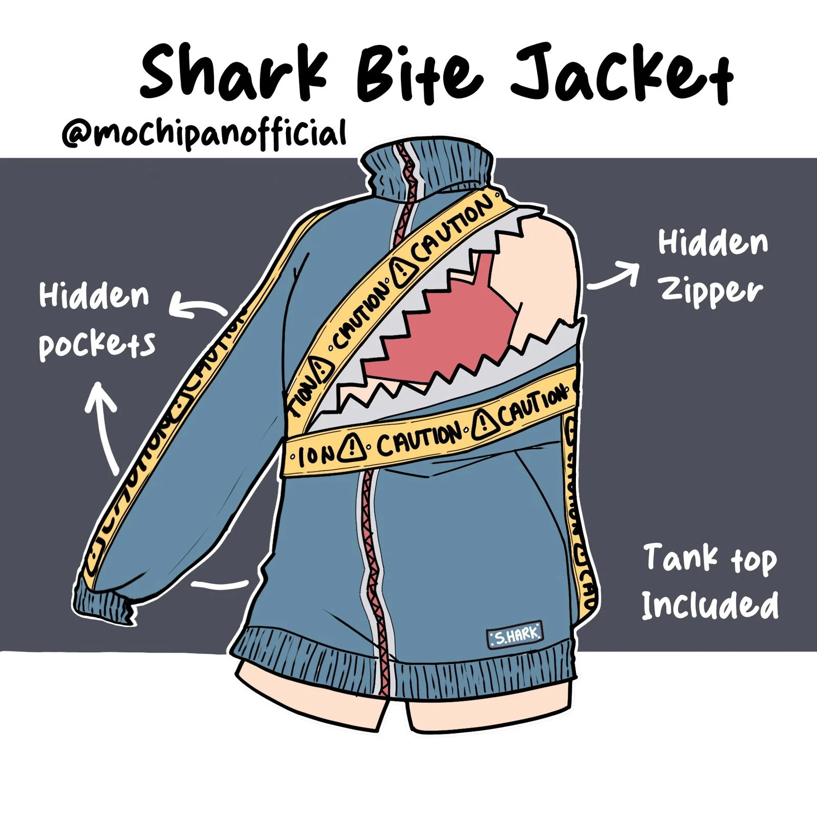 Shark Bite Jacket (Restocking March 25th) - Image 20