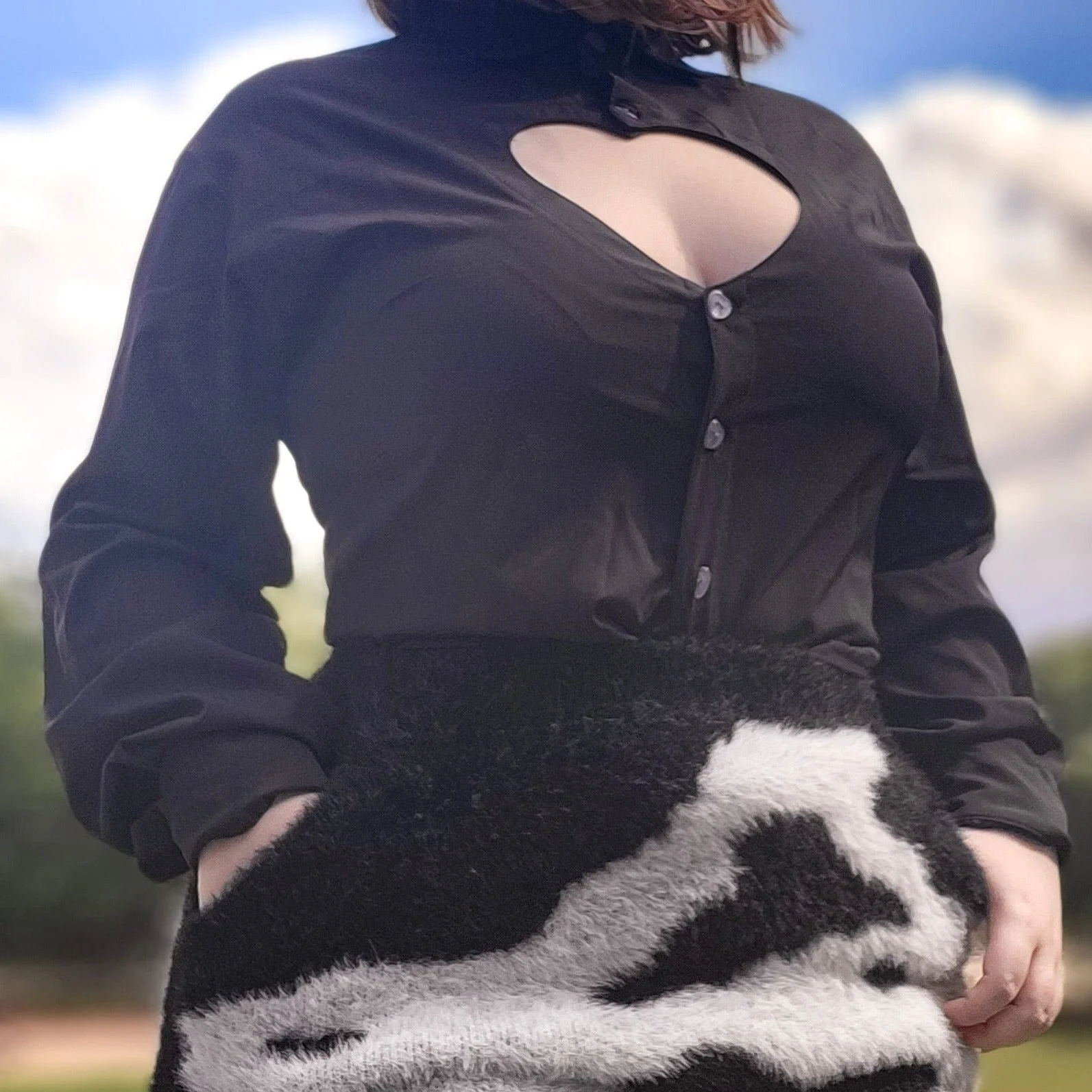 Shibuya's Heart Shirt (Black) - Image 8