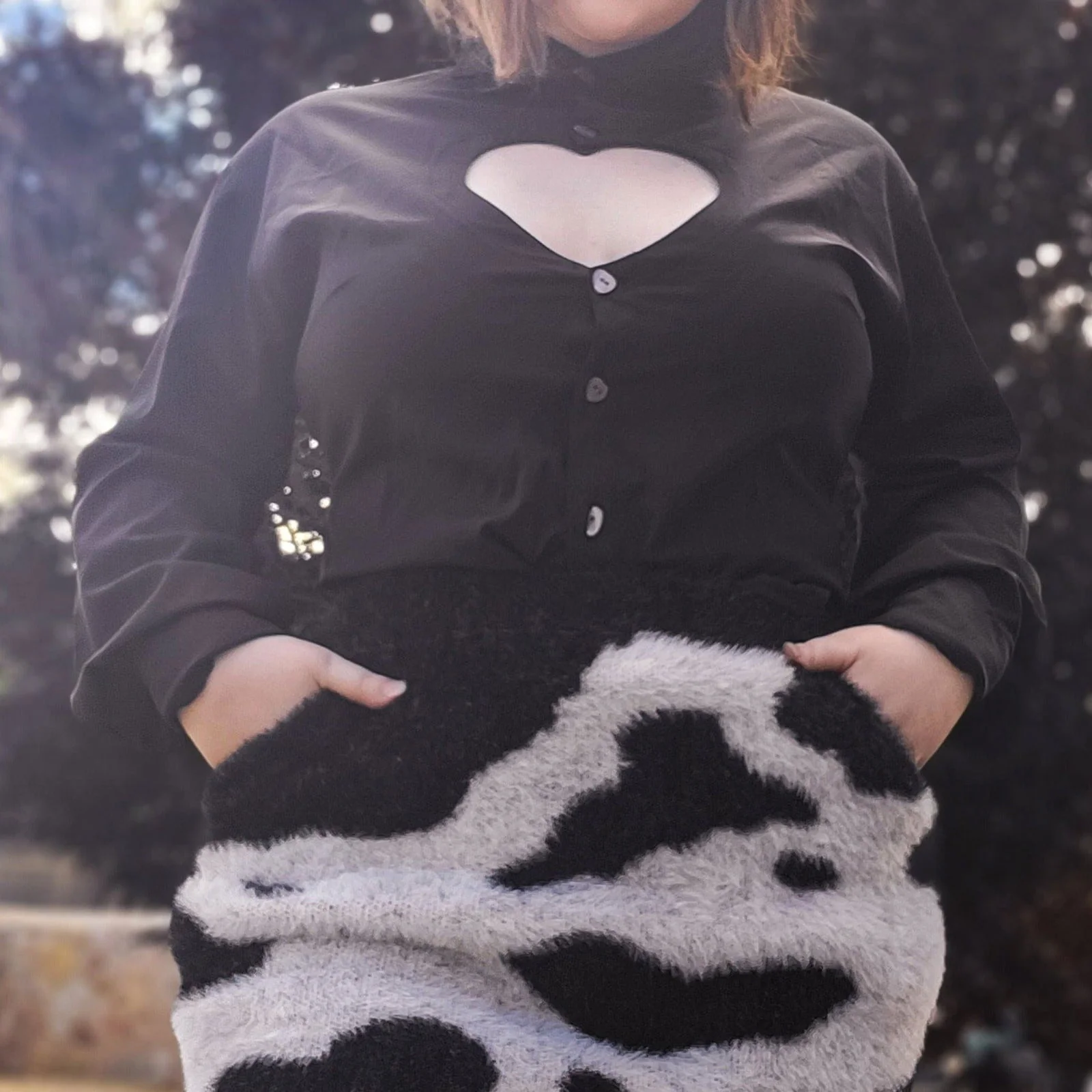 Shibuya's Heart Shirt (Black) - Image 9