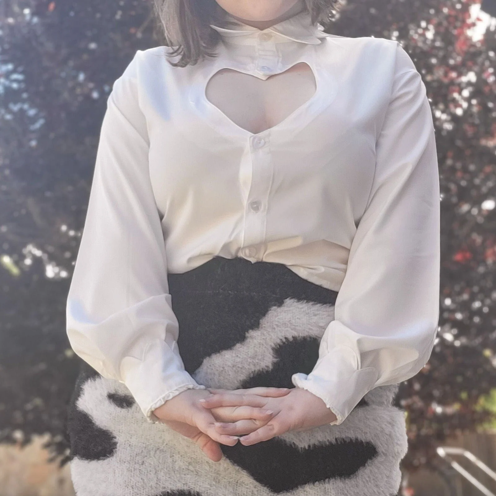 Shibuya's Heart Shirt (White) - Image 8