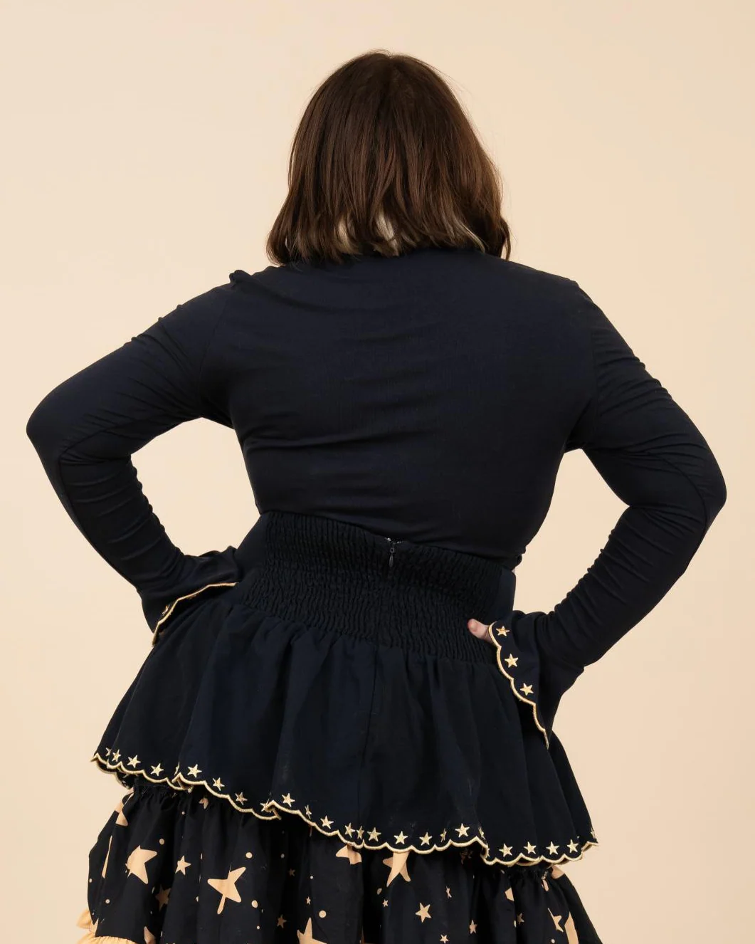 Starry Night Bell Sleeve Top - Image 5