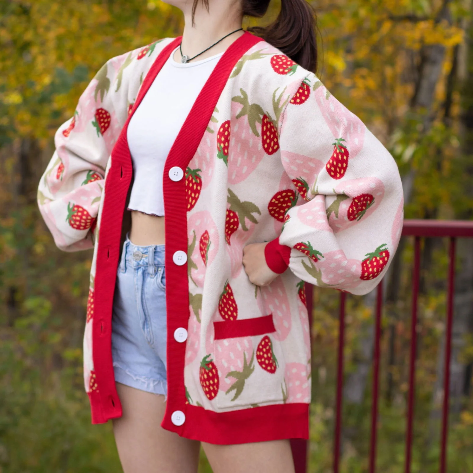 Strawberry Cardigan - Image 11