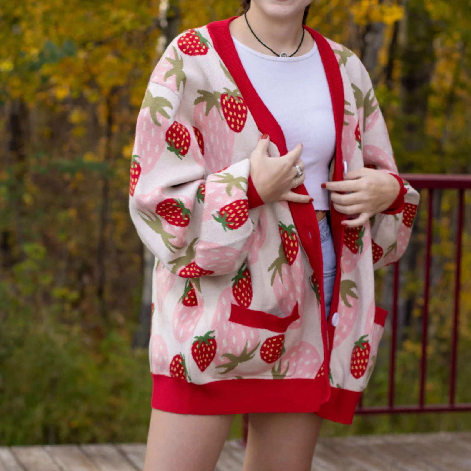 Strawberry Cardigan - Image 4