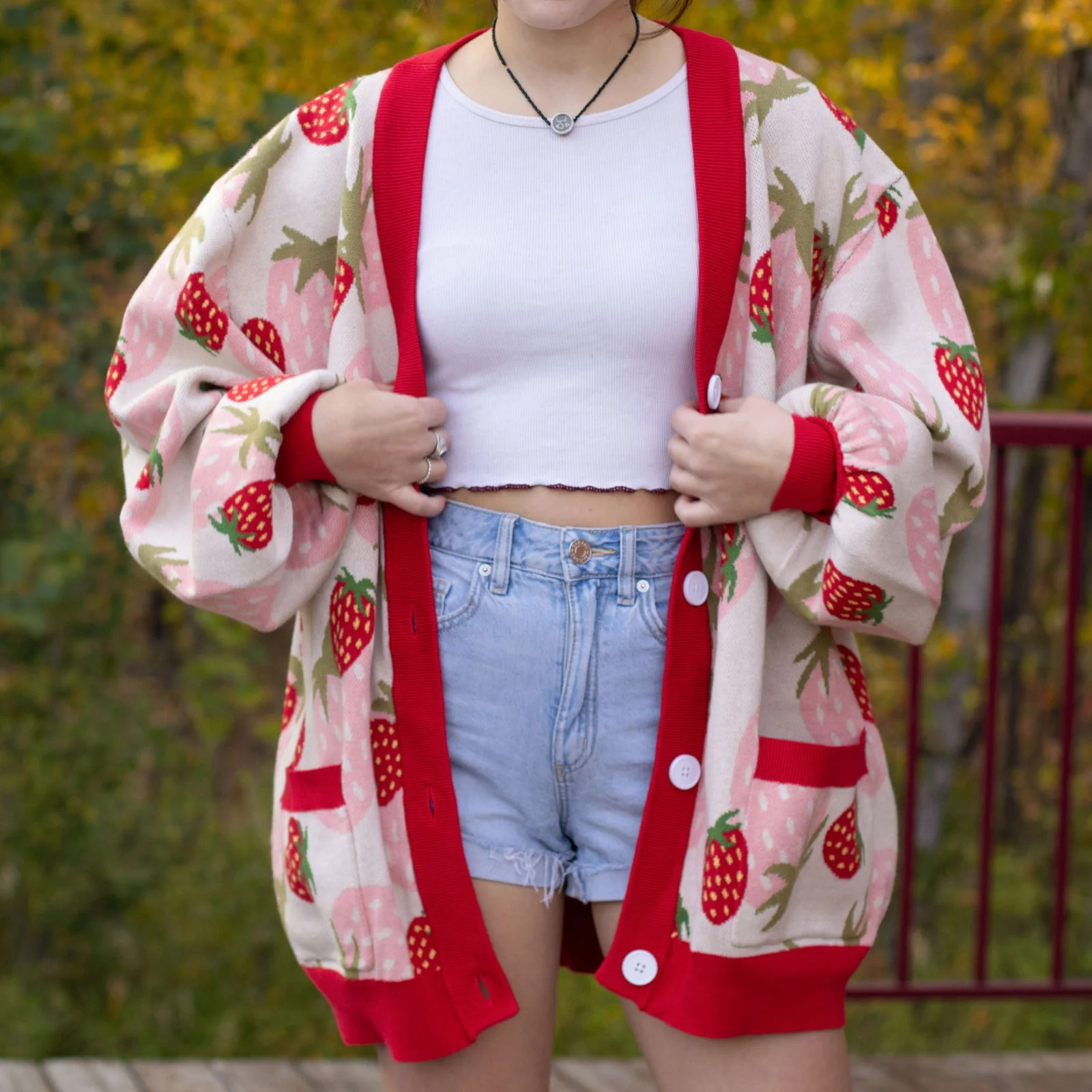 Strawberry Cardigan - Image 9