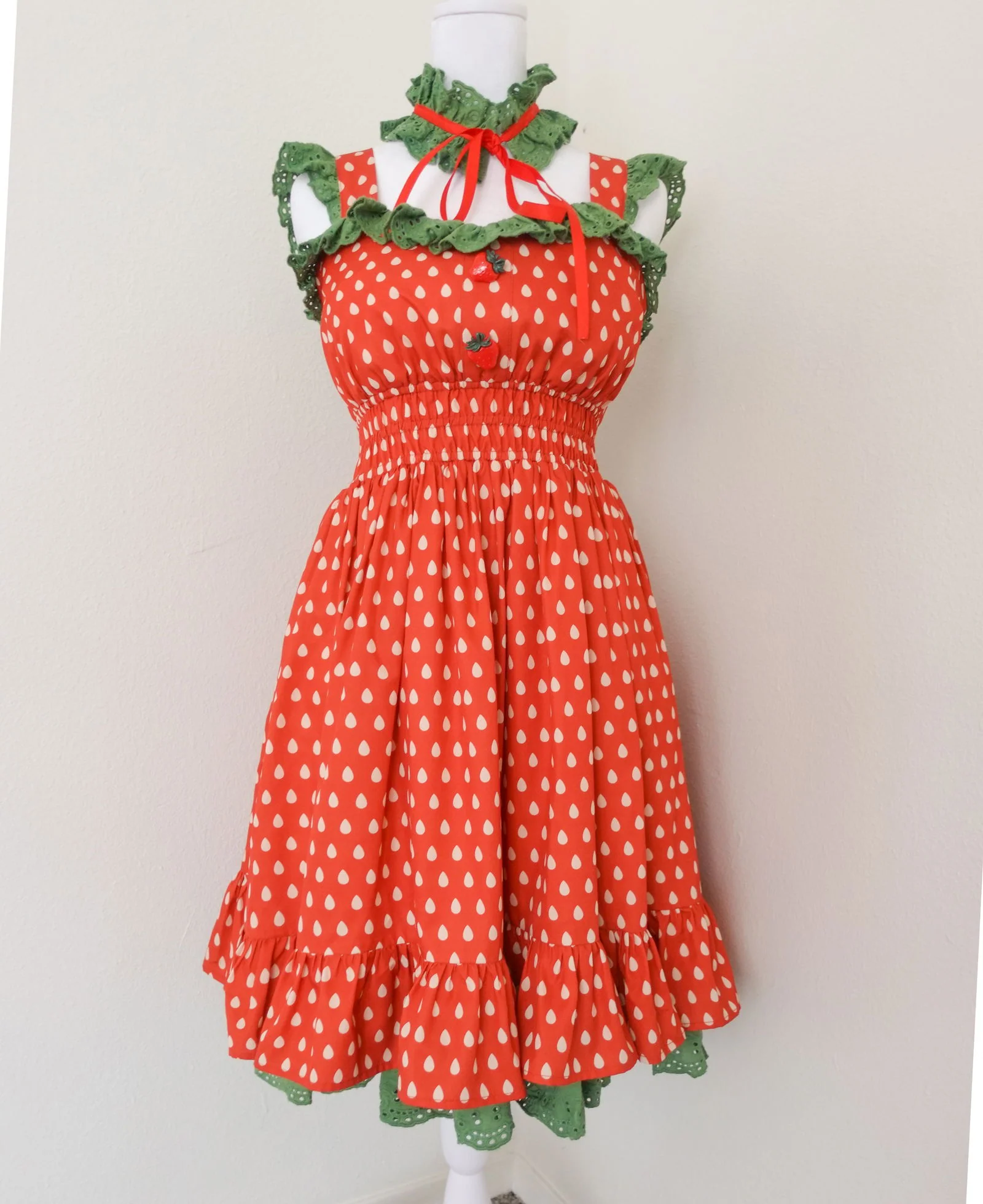 Strawberry Picnic Dress - Image 7