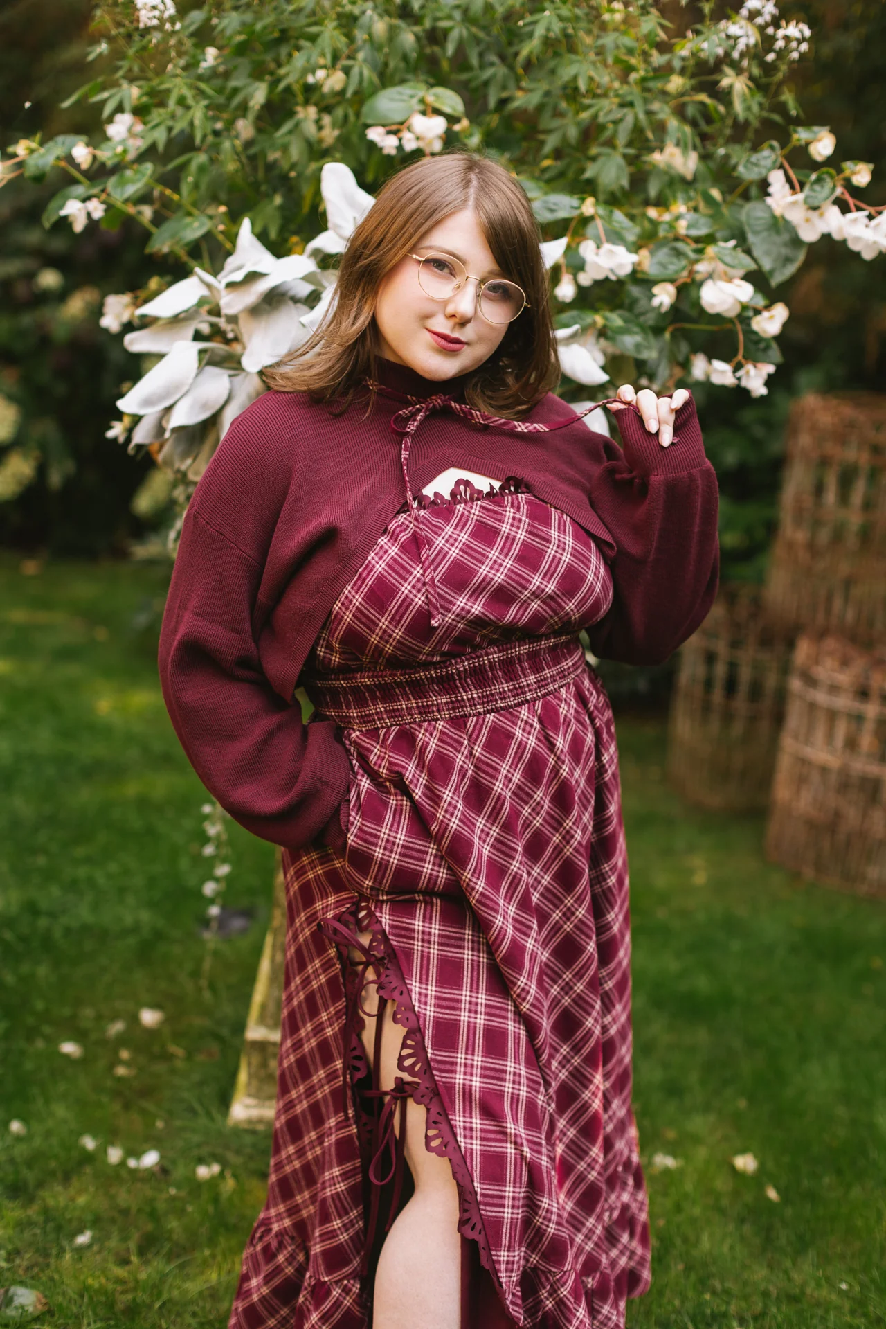 Bordeaux "Shirtless Sleeves" Shrug - Image 6