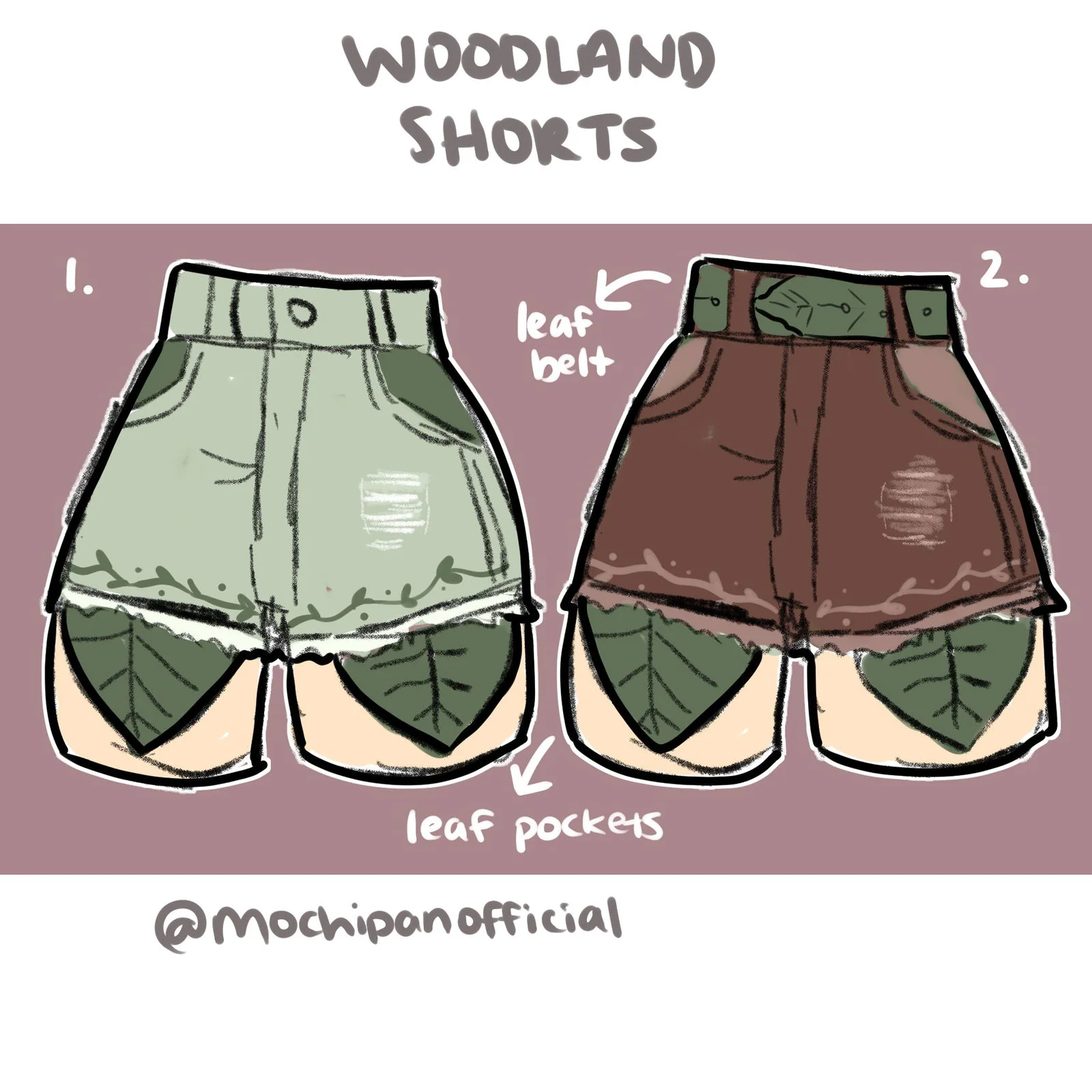 (Pre-Order CLOSED) Woodland Shorts (ESD March 30th - April 6th, 2026) - Image 8
